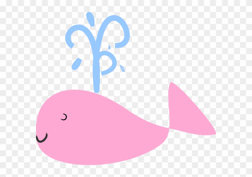 Whale Clipart Pink Baby Whale - Pink Whale Clipart #93154