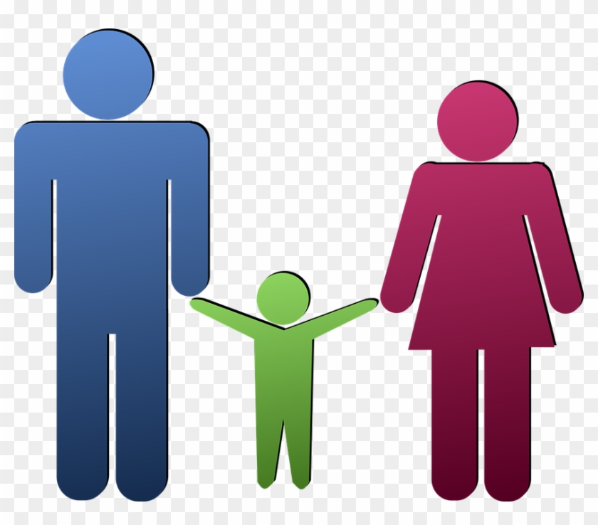 Child Family Father Human Mother People Persons - Pai Mae E Filho Png #93156