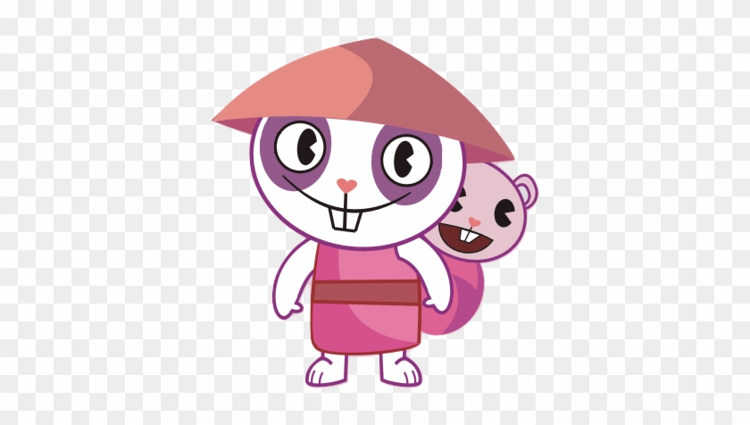 Panda Mom And Panda Baby Profile By Happysmile33 - Happy Tree Friends Buddhist Monkey #93196