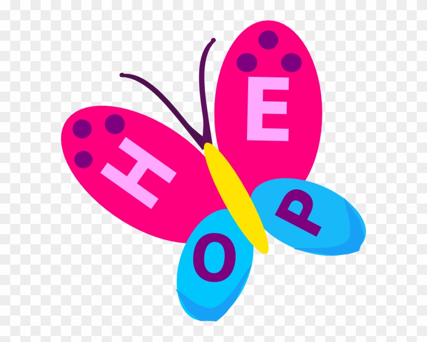 Hope Butterfly Clip Art At Clker - Clip Art On Hope #93253