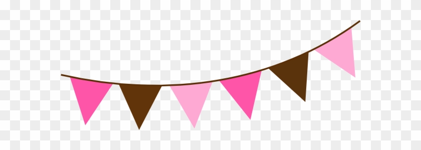 Image Of Bunting Clipart - Pink Flag Banner Clipart #93421