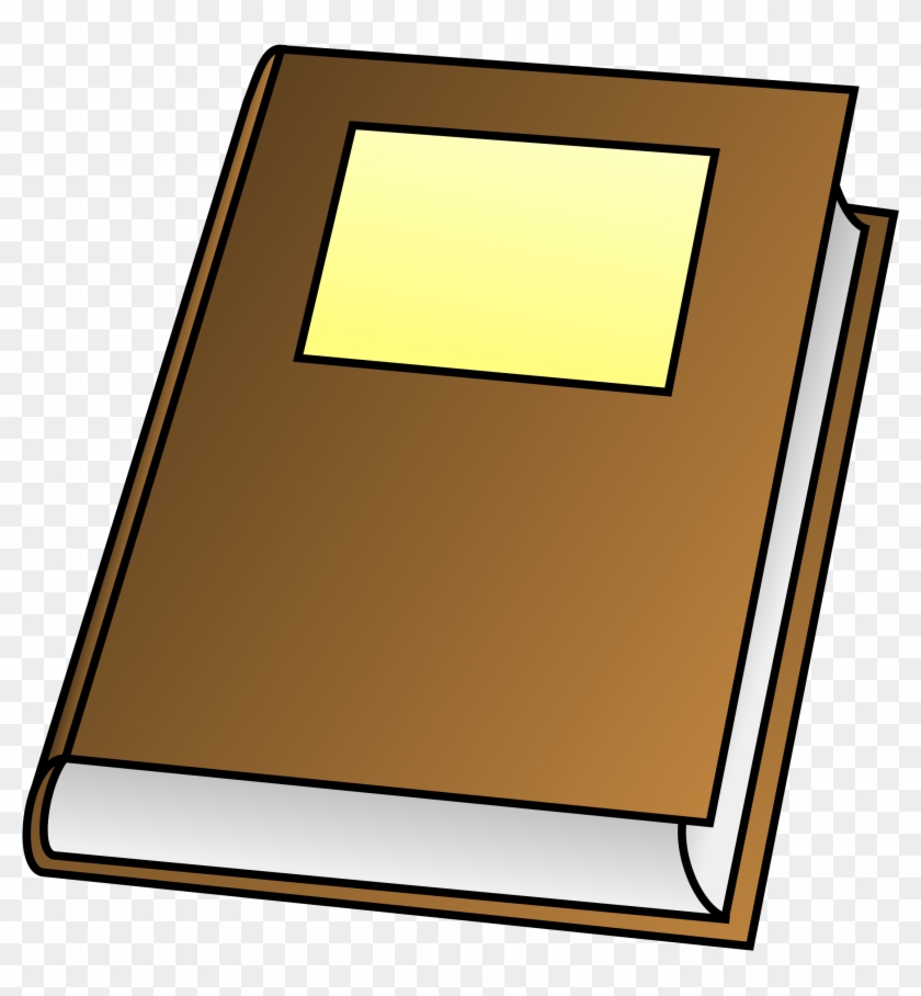 Front Of A Book Clipart - Simple Drawing Of Book #93541