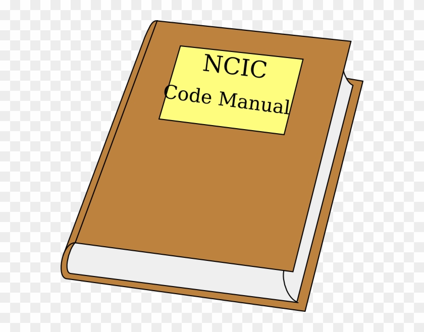 Ncic Code Manual Clipart Clip Art At Clker - Record Book Clip Art #93608