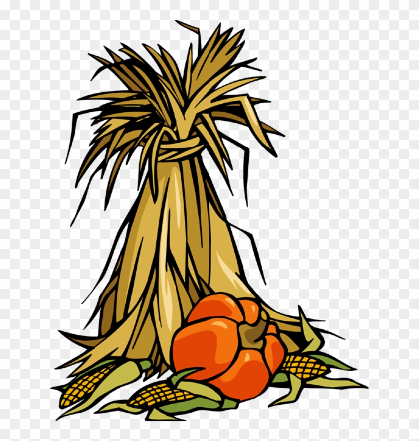 Indian Corn Clipart - Pumpkin Patch Appliques Embroidery Design #93621