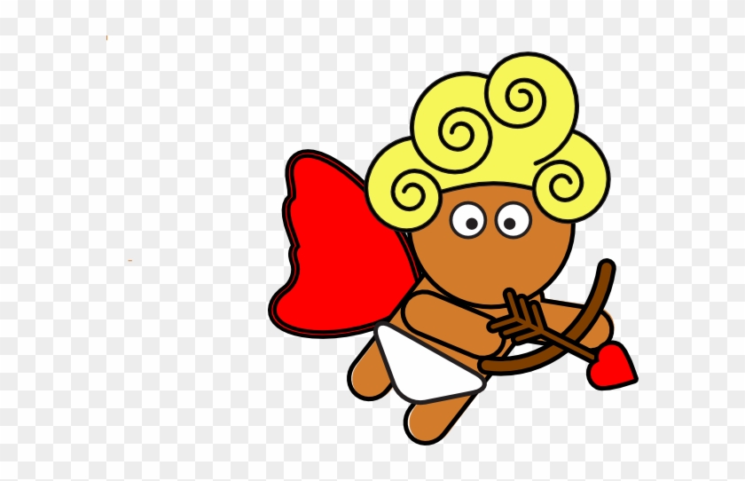 Bright Idea Cupid Clip Art At Clker Com Vector Online - Valentine's Day Kids Coloring Book: Children Activity #93833