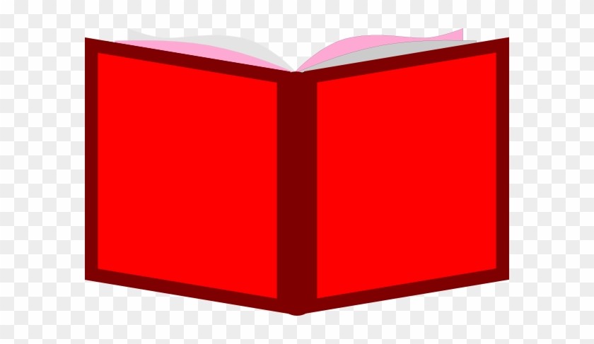 Red Open Book Clip Art At Clker - Clip Art #93901