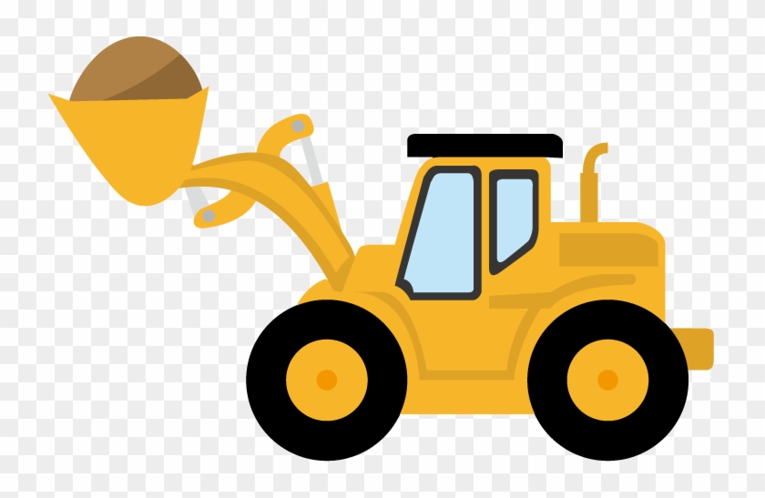 Free Bulldozer Clipart Image - Backhoe Clipart #93989