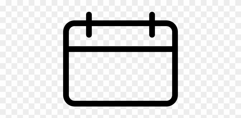 Blank Calendar Vector - Blank Calendar Day Icon #94117