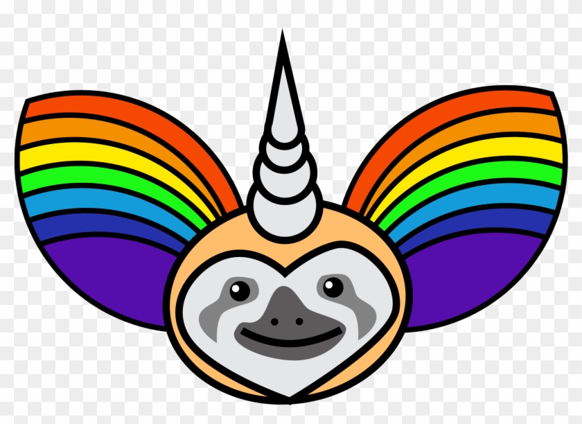 Slothicorn Is Flying At You Full Speed, With Rainbow - Slothicorn Is Flying At You Full Speed, With Rainbow #94347