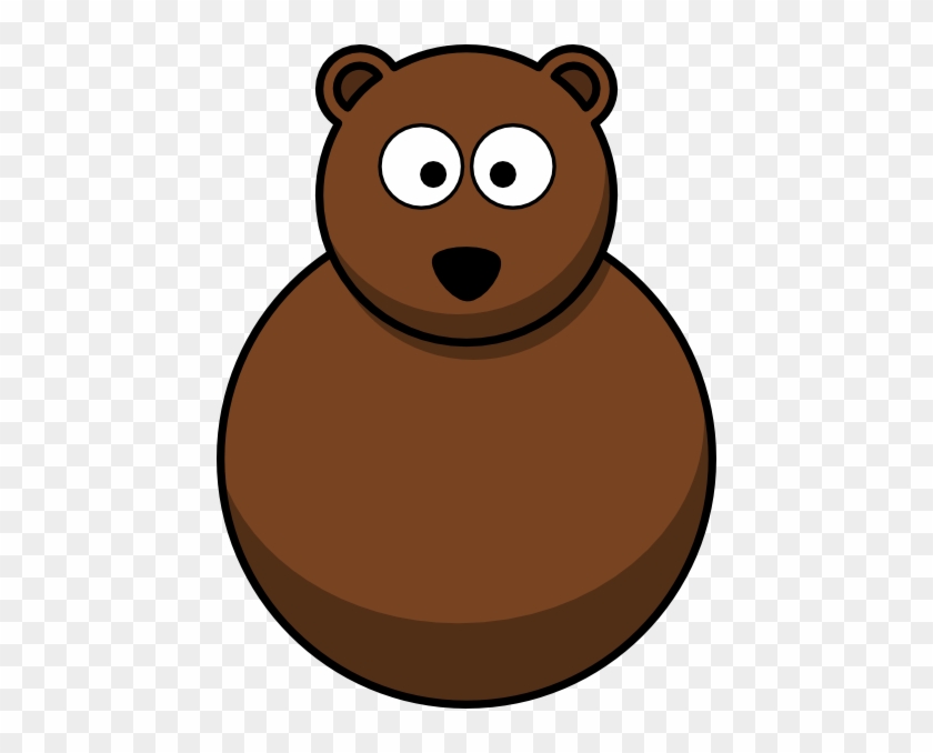 Bear Without Legs Clip Art - Cartoon Bear Walking Transparent #94368