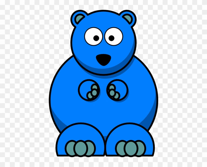 Teddy Bear Clip Art Download Free - Blue Cartoon Gummy Bear #94369