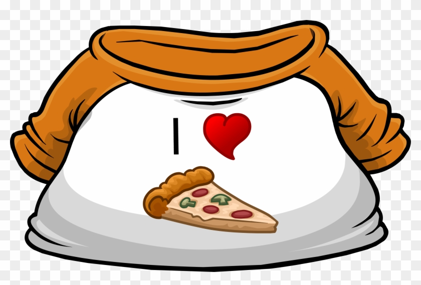 I Heart Pizza T-shirt - Club Penguin Pizza Shirt #94394