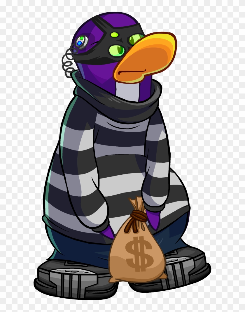 Club Penguin Wiki - Club Penguin Robber Png #94411