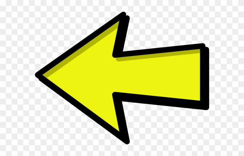 Left Arrow Clip Art - Arrow Clip Art Yellow #94449