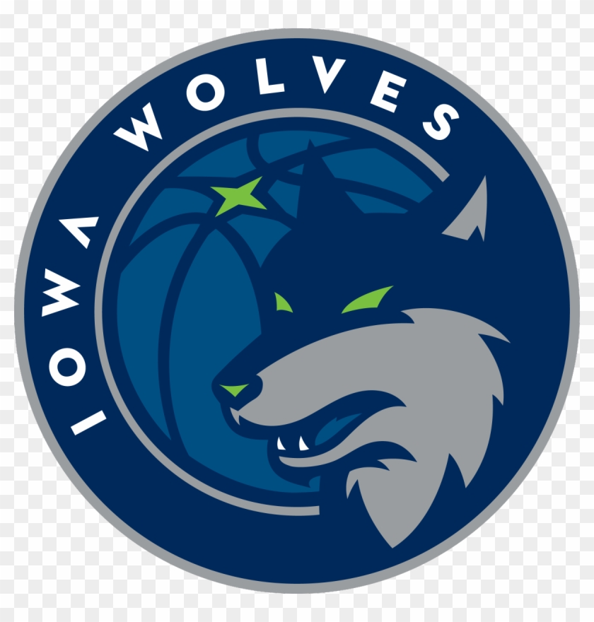 Iowa Wolves Primary Logo - - Iowa Wolves #501221