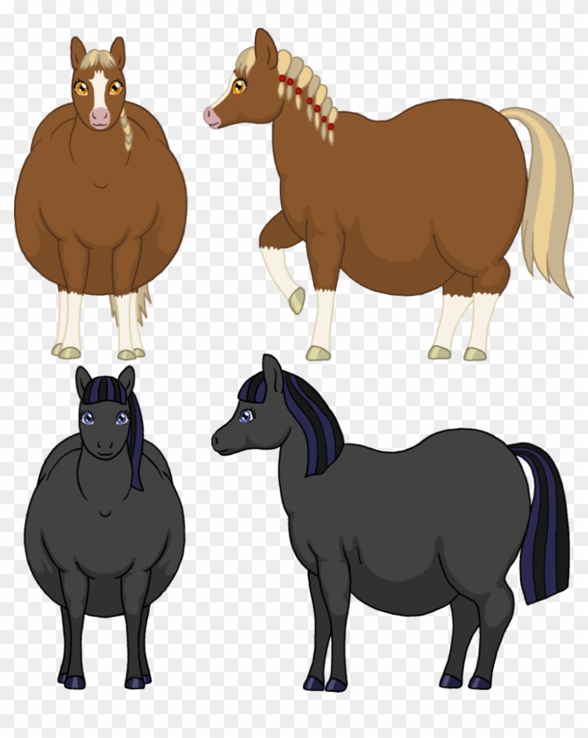 Fat Horse Characters By Soobel On Deviantart Fat Horse Drawing Free Transparent Png Clipart Images Download - fat roblox body