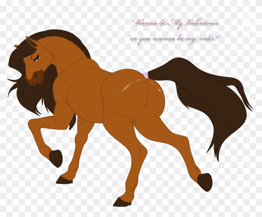 Valentines Day Horse Colored And In Progress By Wsache007 - Illustration #501430