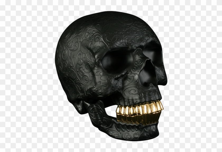 Kidrobot Black Skull By Ssur - Calavera #501538