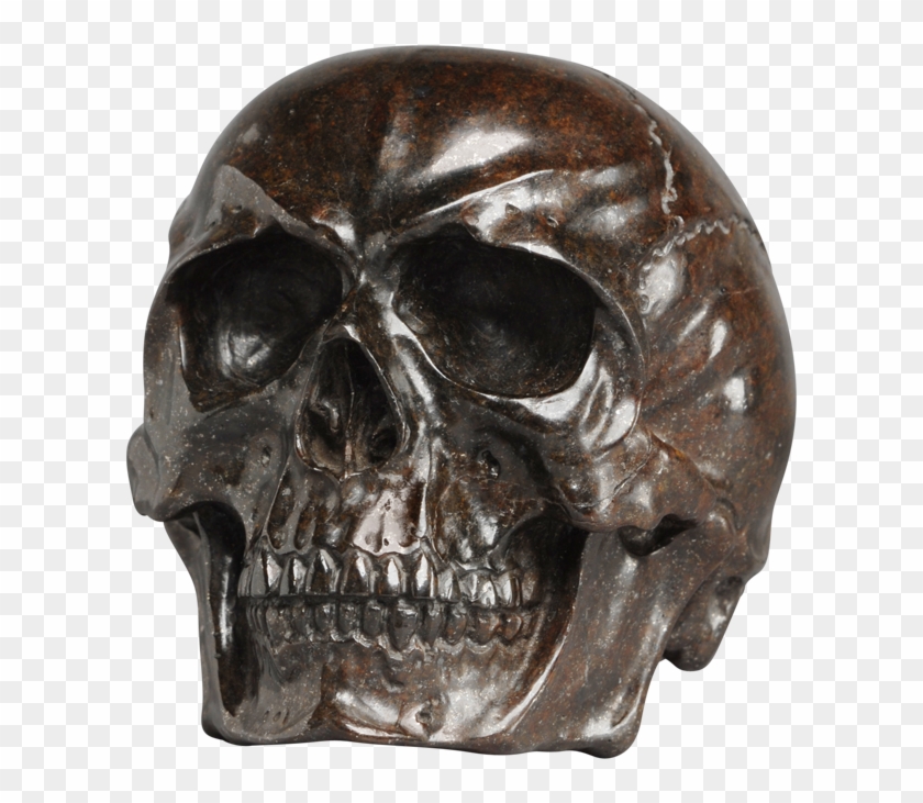 A Carving From A Meteorite Of A Human Skull - Skull #501585