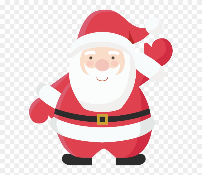 christmas label santa claus paper sticker christmas label santa