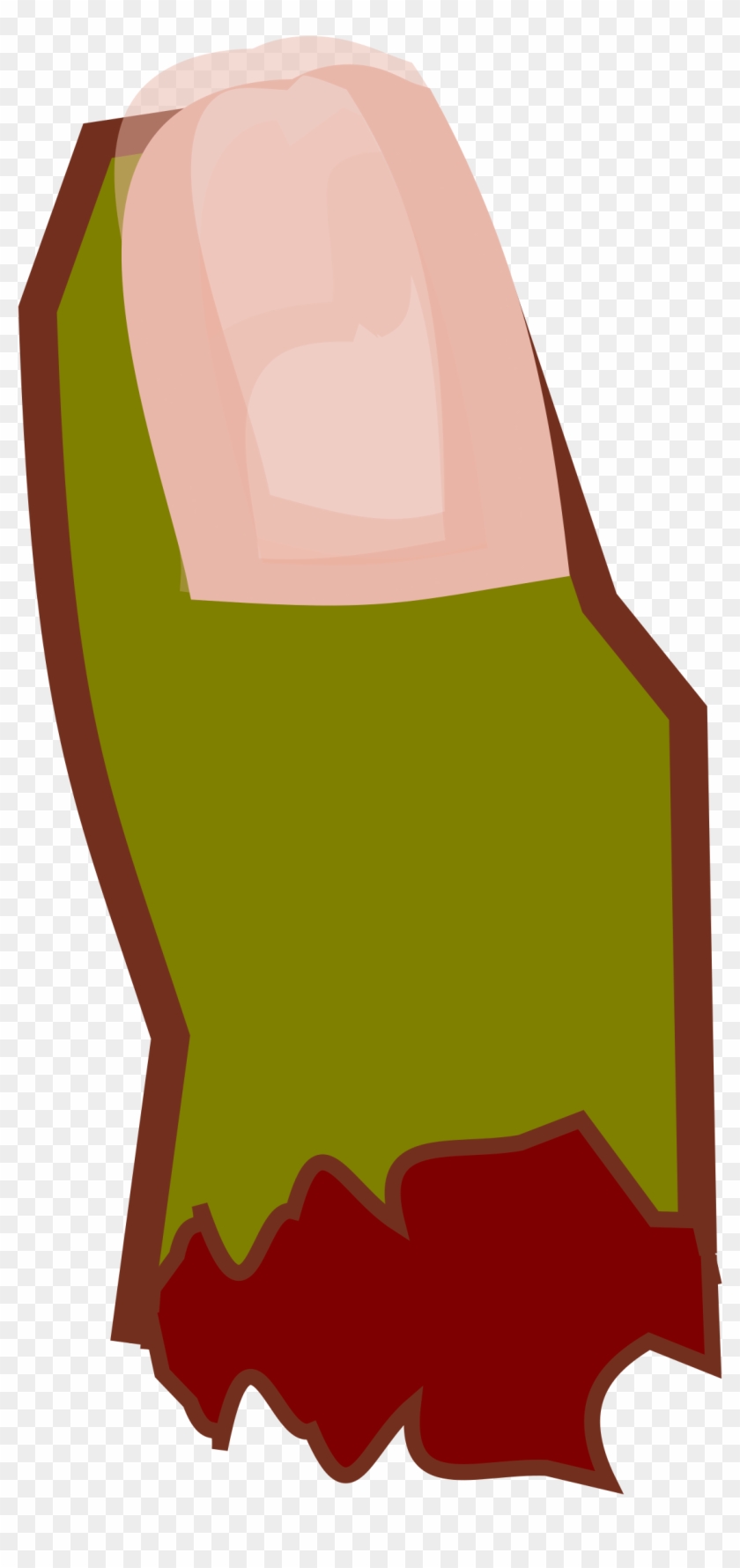 Dedo Cortado - Zombie Finger Png #501627