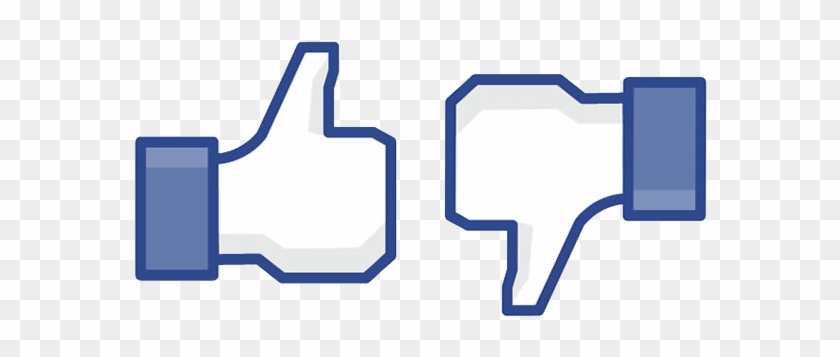 Facebook Like Dislike Clipart - Thumbs Up And Down #501680