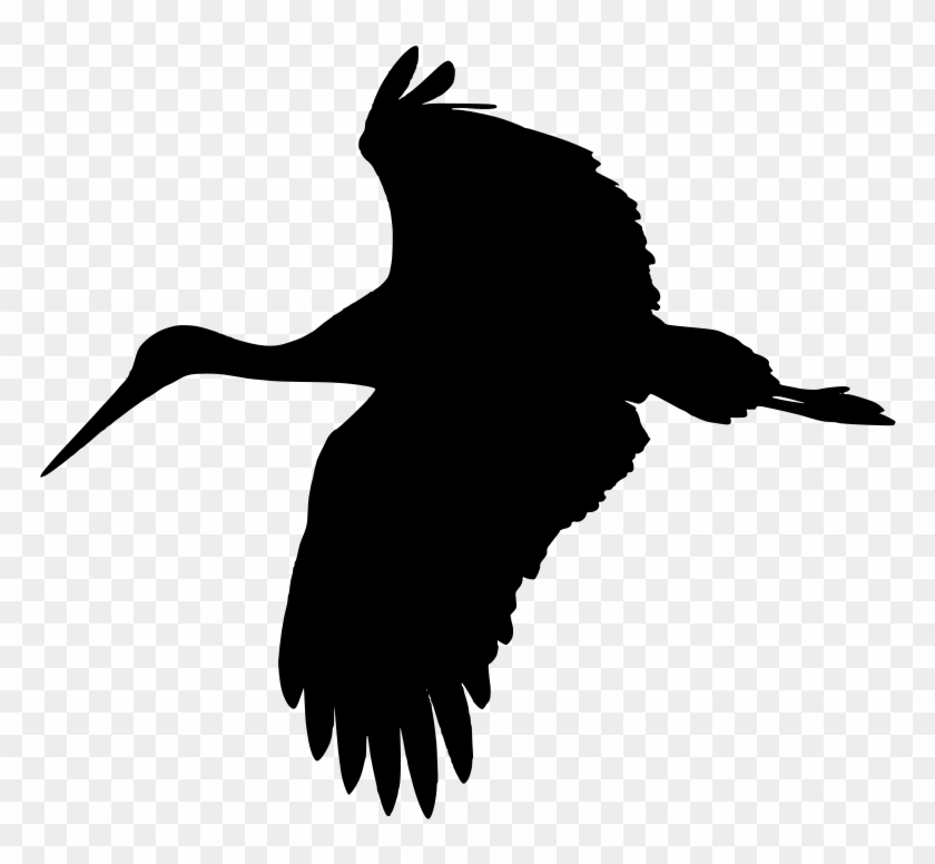 White Stork Bird Clip Art - White Stork Bird Clip Art #501769