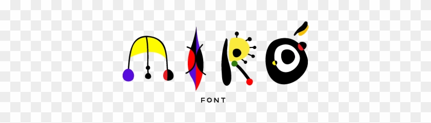 Joan Miró I Ferrà Was A Catalan, Spanish Painter, Sculptor, - Miro Font #501775