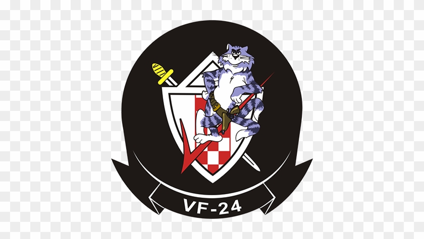 F 14 Tomcat Vf 24 Fighting Renegades - Emblem #501819