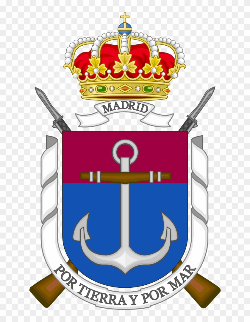 Coat Of Arms Of The Spanish Marine Corps Madrid Security - Poder Judicial Spain #501857