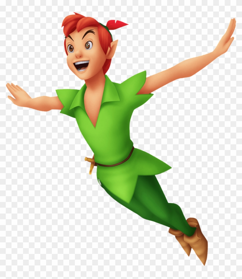 Peter Pan Flying Transparent Png Png Images - Kingdom Hearts Peter Pan #501998