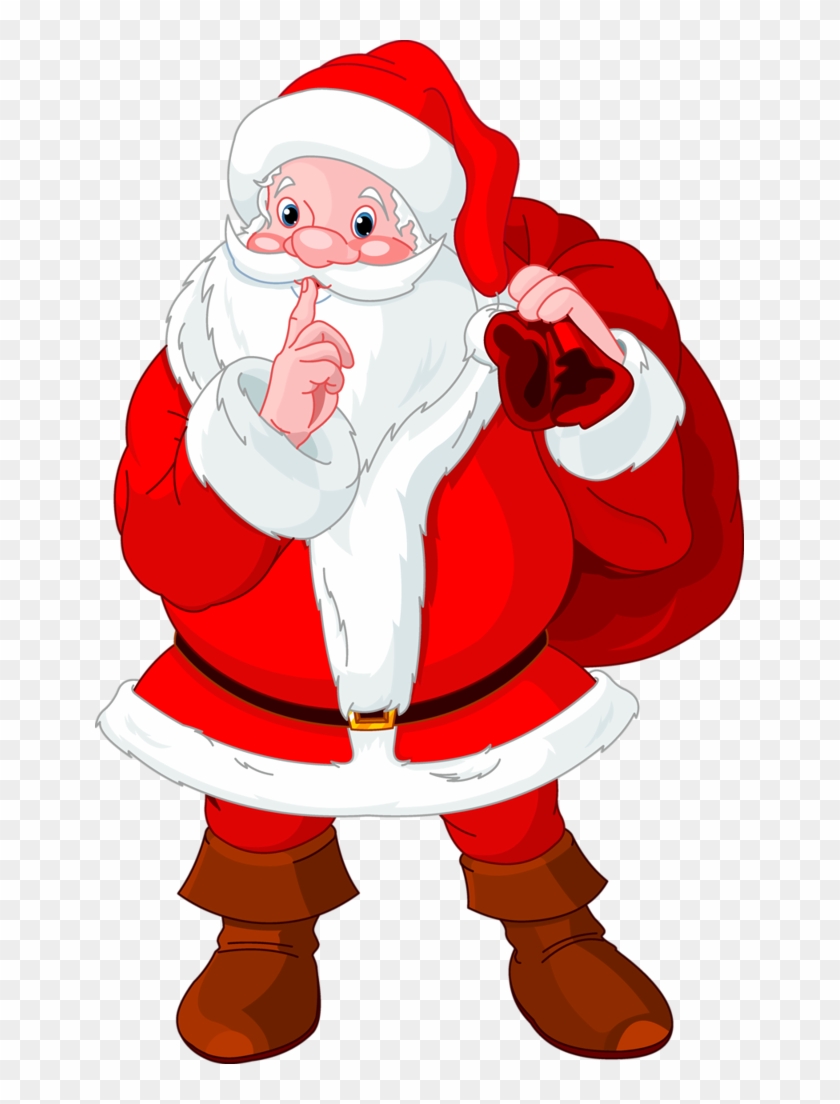 Santa Claus Cartoon Christmas Clip Art Images On A - Santa Claus Secret