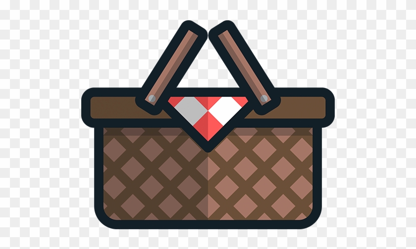 Basket Icon For Picnic #502057