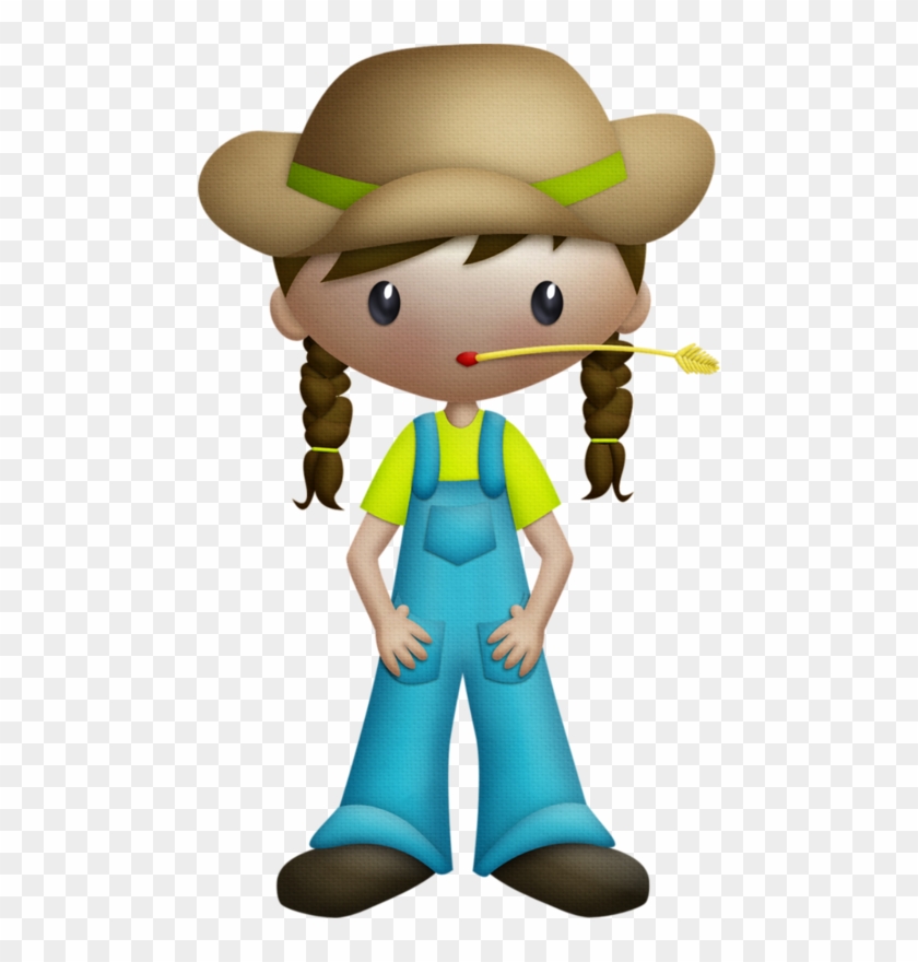 Crafts - Clip Art Farm Girl #502065