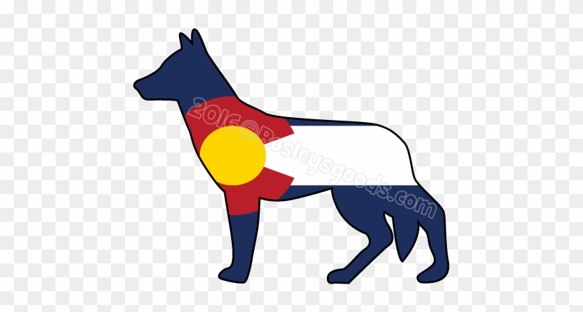 I Love My Colorado Shepherd Sticker - I Love My Colorado Shepherd Sticker #502088