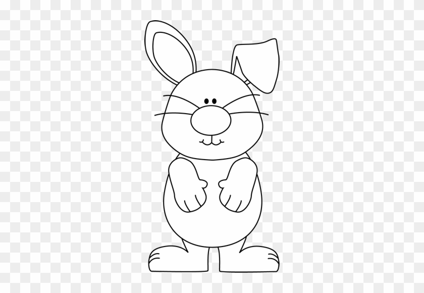 Black And White Bunny Clipart - Clip Art Bunnies Black And White #502099