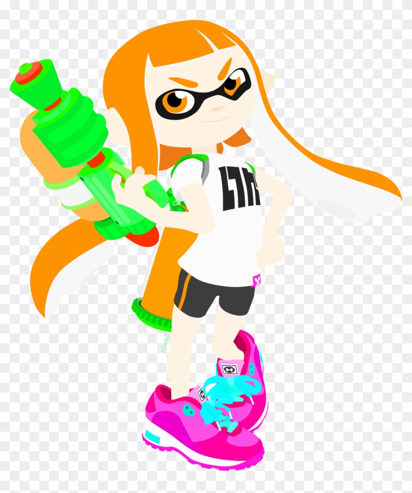 Inkling Female By Djumd - Splatoon Inkling Girl #502136