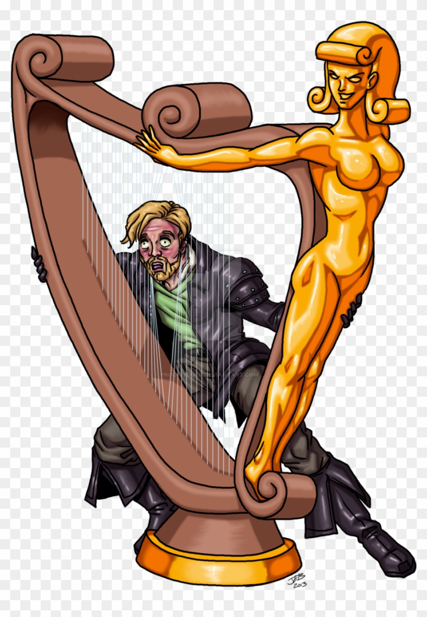 Animated Harp - Cartoon #502143