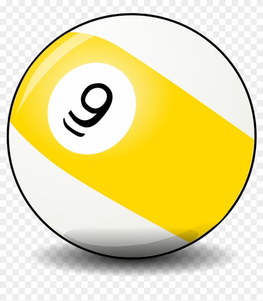 Clip Art Details - Bola Billiard Nomor 9 #502217