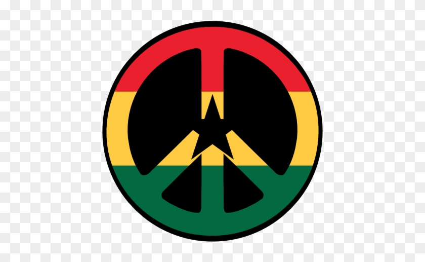 Peace Sign Clipart Cnd - Peace And Love Rasta #502391