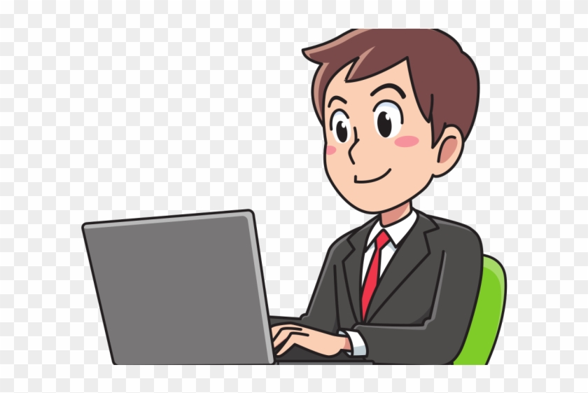 Secretary Clipart Extra Work - Man Working Clipart #502416