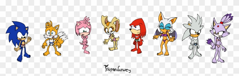 Sonic And Co In Kids Underpants By Tsupy - Sonic Panties #502518