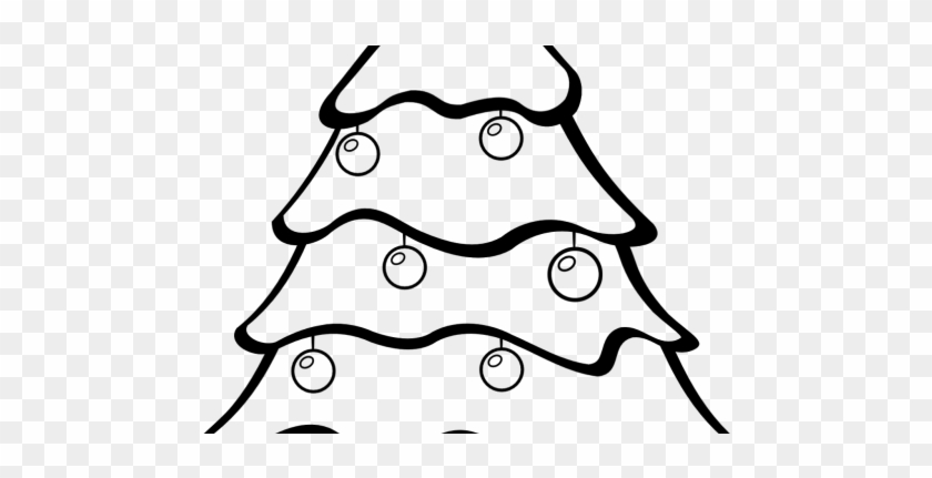 Christmas Tree Drawing Easy For Kids Step By Step Ideas - Drawings Of Christmas Trees #502628