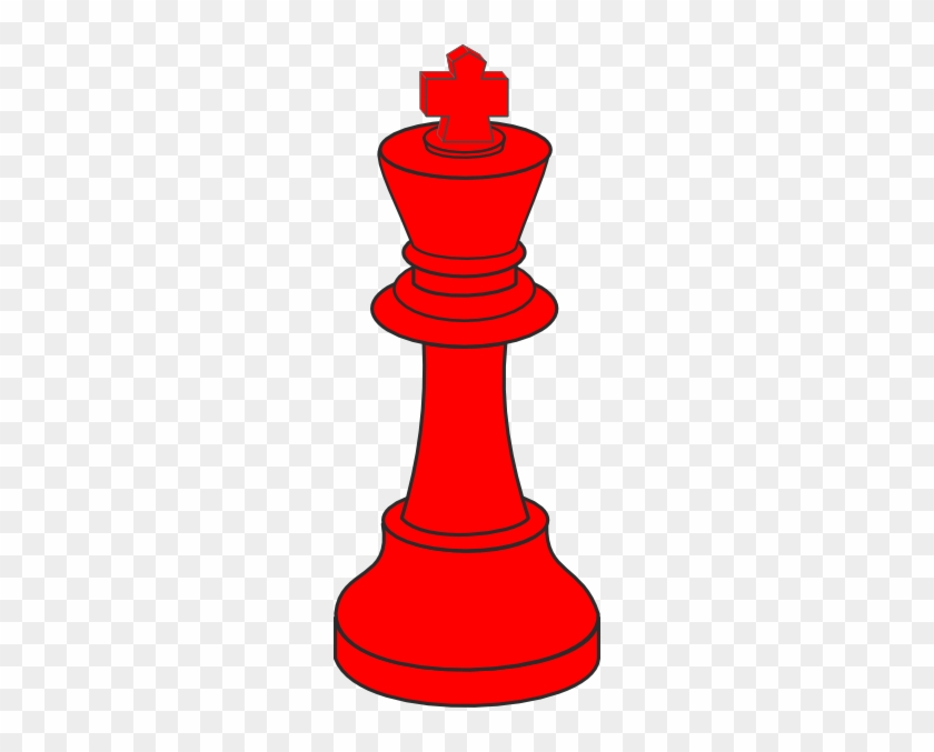 Red Chess Clip Art - King Chess Piece Clipart #502649