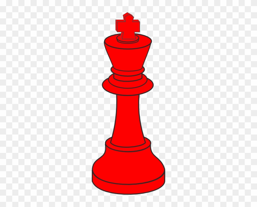 Red Chess Clip Art - King Chess Piece Clipart #502649