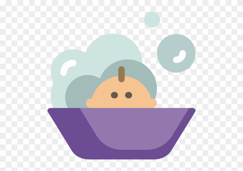 Free Black Baby Icon - Baby Bath Icon Png #502781