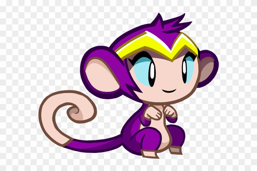 Like The Monkey She Is Small And Can Climb Surfaces, - Shantae Half Genie Hero Monkey #502874