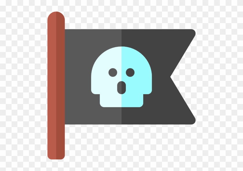 Pirate Flag Free Icon - Skull #502909