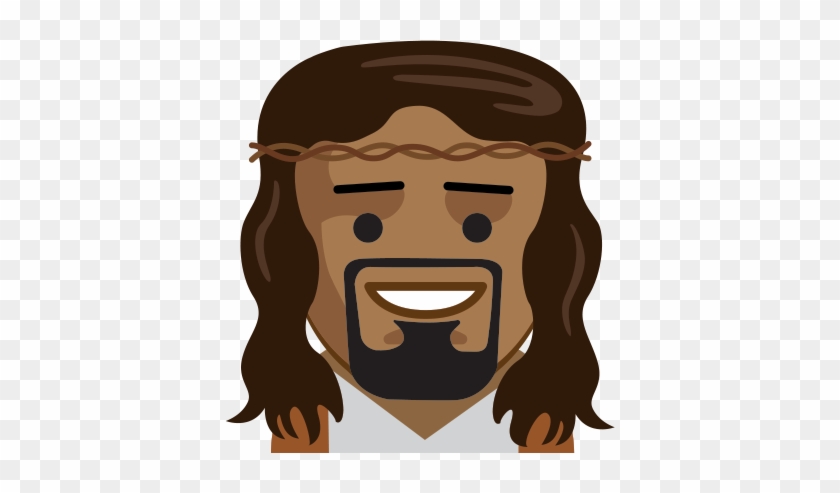 Image For Blackjesus - Jesus Emoji Png #502921