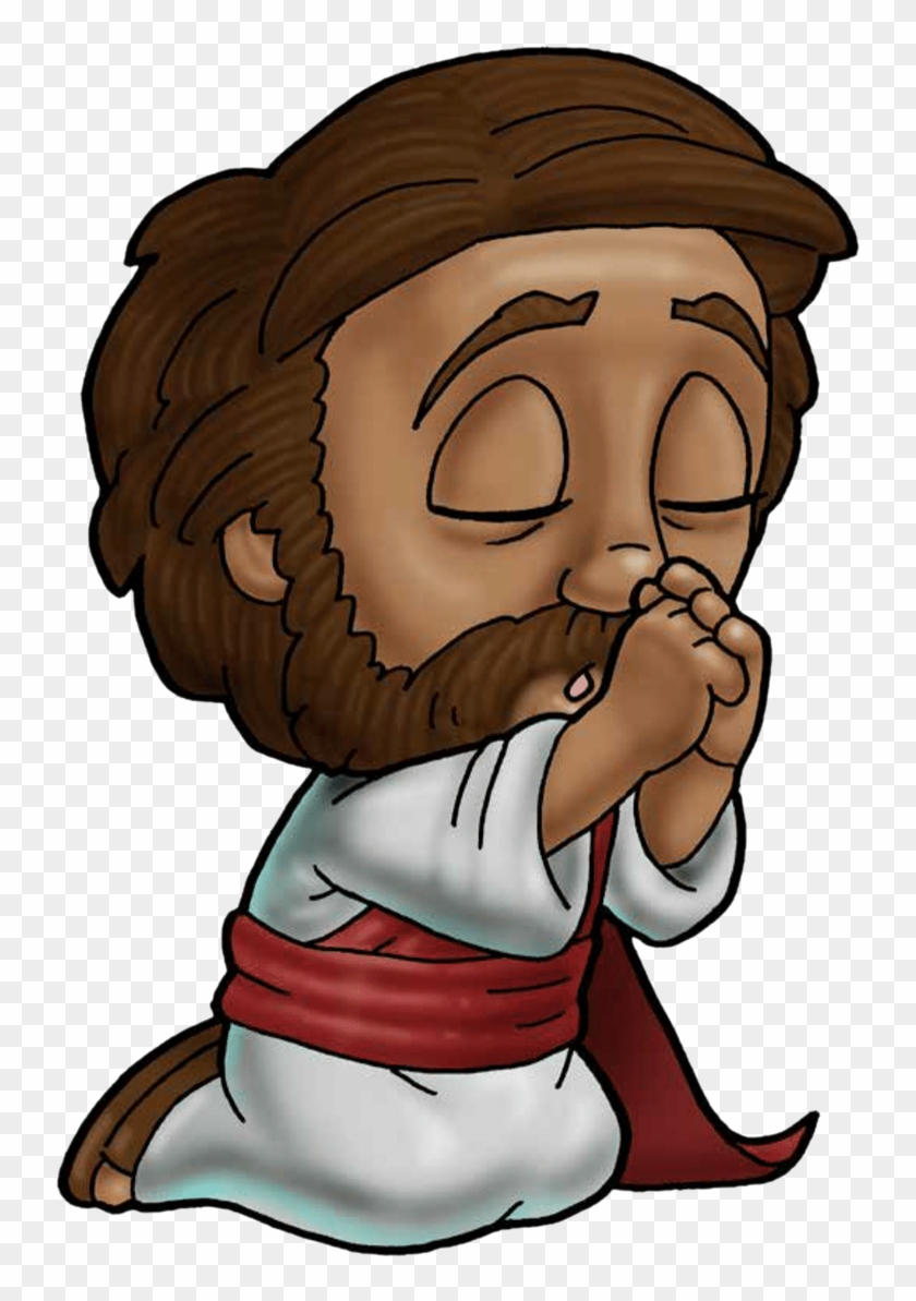 Brown Clipart Jesus - Jesus Cartoon Picture Praying #502924
